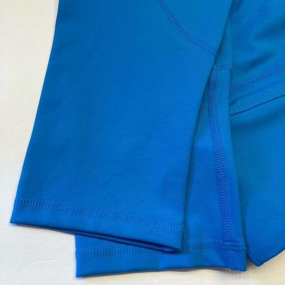 Zyia Royal‎ Blue Willow Light N Tight Hi-Rise Crop Legging Size 4 With Pockets - Picture 10 of 12